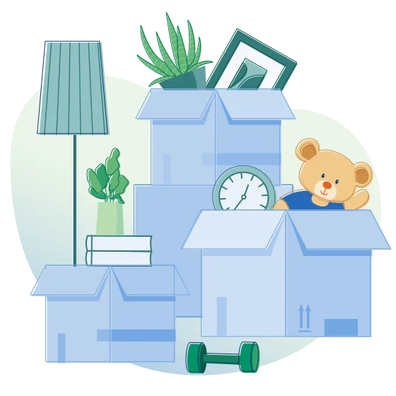 Illustrations in motion — original project artwork and design preview